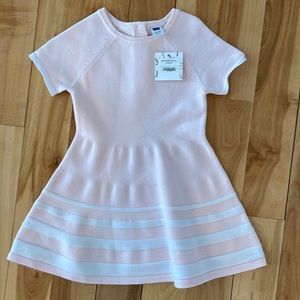 Janie and jack light pink and white dress. Brand new with tags on 18-24 months.